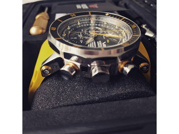 Vostok Europe Lunochod-2 Multifuncional Line YM86-620A505 - černý gumový řemínek - Obrázek 3