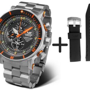 Vostok Europe Lunochod-2 Multifuncional Line YM86-620A506 (+ černý gumový řemínek)