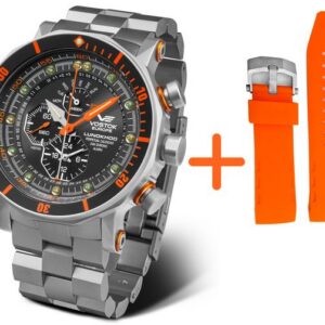 Vostok Europe Lunochod-2 Multifuncional Line YM86-620A506 (+ oranžový gumový řemínek)