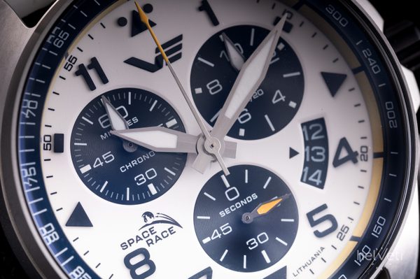 Vostok Europe Space Race Chrono Line 6S30-325A743 - žlutý gumový řemínek - Obrázek 2