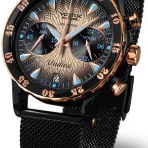 Vostok Europe Undine VK64-515E627 - černý ocelový náramek
