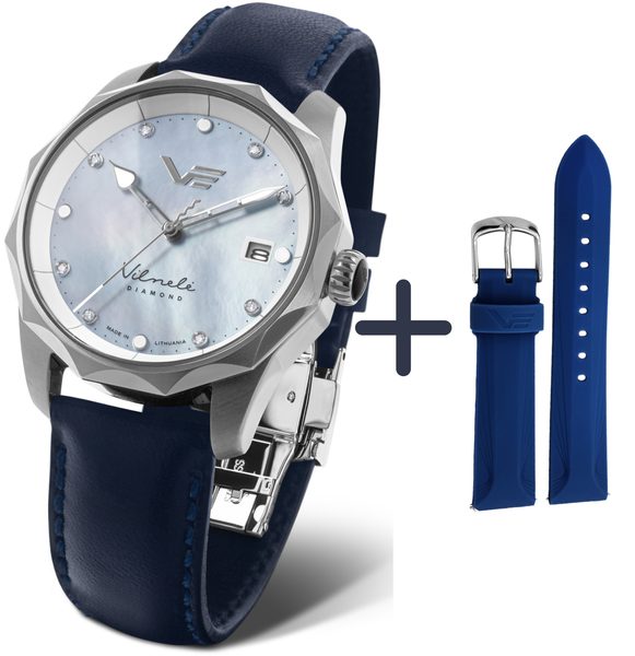 Vostok Europe Vilnele Solar VS42-125A755 (+ modrý gumový řemínek)