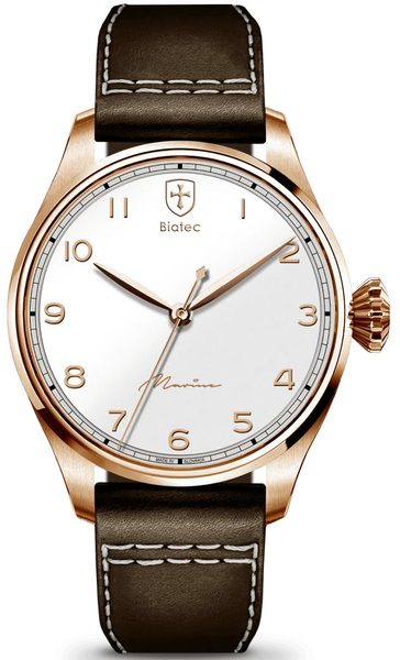 Biatec Marine 02 N - Béžový vintage nubuk řemínek - Obrázek 2