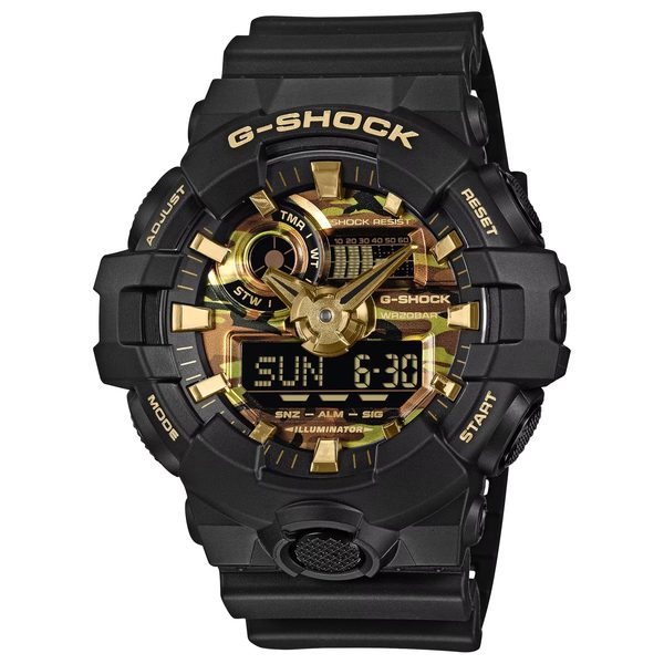 Casio G-Shock GA-700CF-1AER Camo and Gold