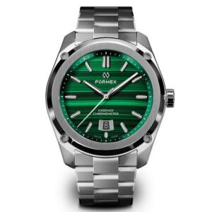 Formex Essence FortyThree Automatic Chronometer Malachite Steel Bracelet 0330.1.6390.100