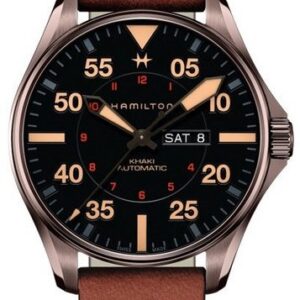 Hamilton Khaki Aviation Pilot Day Date Auto H64705531