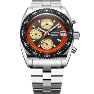 Nivada Grenchen Autochron Orange Mecaquartz - Bracelet