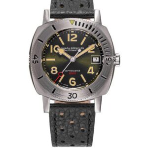 Nivada Grenchen Depthmaster Numerals - Black Racing Strap