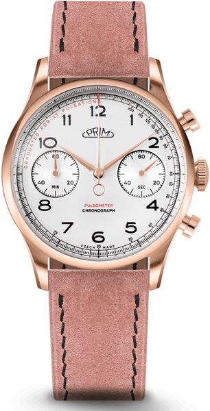 PRIM Janský Pulsometer Chronograph 39 W03P.13283.D