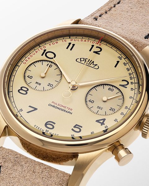 PRIM Janský Pulsometer Chronograph 39 W03P.13283.E - Obrázek 3