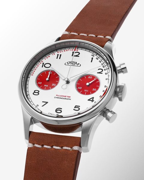 PRIM Janský Pulsometer Chronograph 42 W01P.13282.E - Obrázek 2