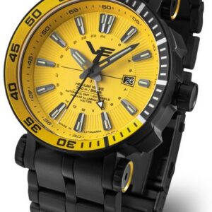 Vostok Europe Energia Rocket Automatic GMT NH34-575C719 - ocelový náramek