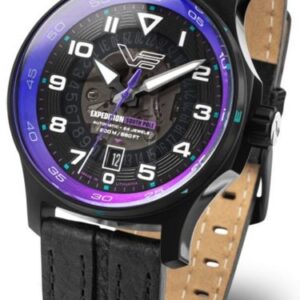 Vostok Europe Expedition South Pole Automatic Line NH35-592C760 - černý kožený řemínek