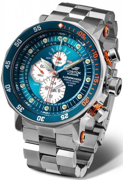 Vostok Europe Lunochod-2 Multifuncional Line YM86-620A636 - ocelový náramek