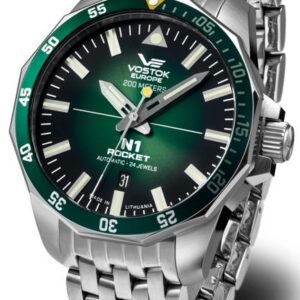 Vostok Europe N-1 Rocket Automatic Line NH35-225A710 - ocelový náramek