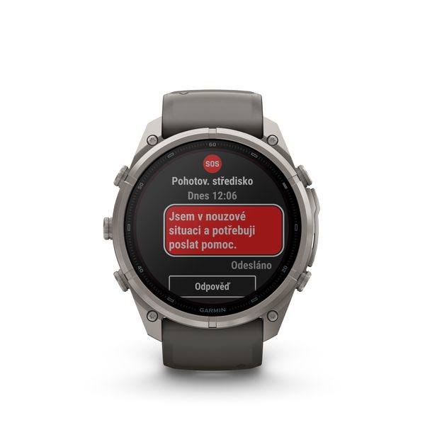 Garmin Fenix® 9 Pro Solar inReach - 51 mm, Titanium Pebble Gray/Silver Gray 010-04339-01 - Obrázek 3