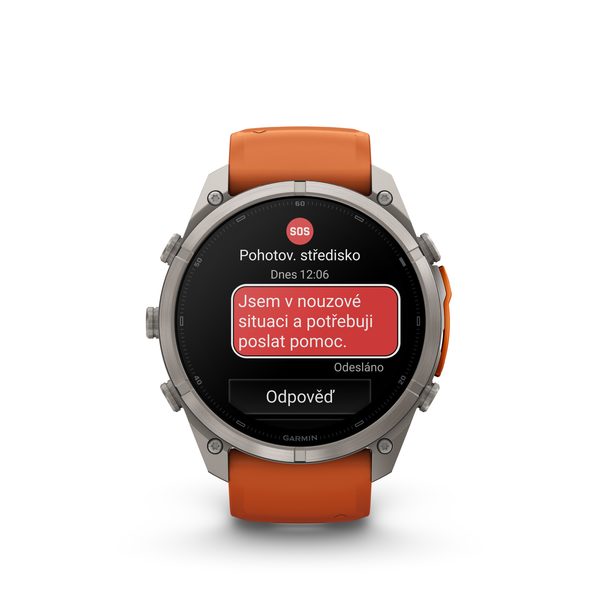 Garmin Fenix® 9 Pro inReach - 51 mm, Titanium Autumn Orange/Spark 010-04337-01 - Obrázek 3