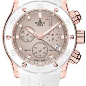 EDOX CO-1 Chronolady Quartz Chronograph 10255-37RBCABBE