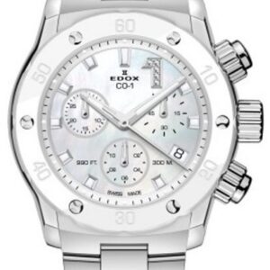 EDOX CO-1 Chronolady Quartz Chronograph 10255-3BM-NADN