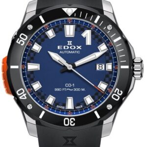 EDOX CO-1 Date Automatic 80137-3NO-CABUN