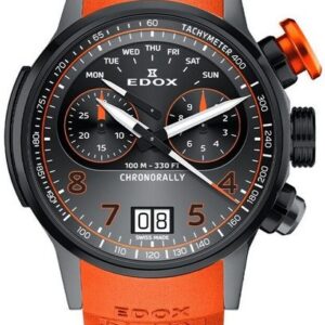 EDOX Chronorally 45 Quartz Chronograph 38003-TINGNOCAO-GNO