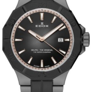 EDOX Delfin Quartz Date 53021-37GNM-NDR
