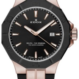 EDOX Delfin Quartz Date 53021-37RNCA-NIR