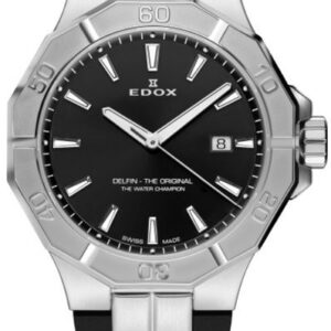 EDOX Delfin Quartz Date 53021-3CA-NIN
