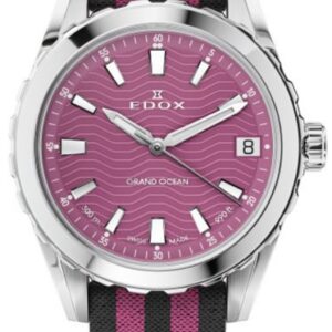 EDOX Grand Ocean Date - Ladies 53103-3NAVN-VION