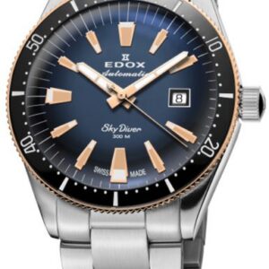 EDOX Skydiver Date Automatic 80126-357RNM-BUIDR Limited Edition