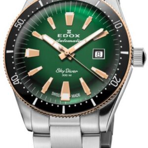 EDOX Skydiver Date Automatic 80126-357RNM-VIR Limited Edition
