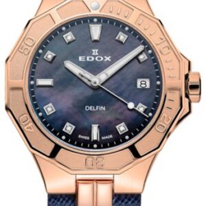 EDOX Sport Delfin Diver Date Lady 53020-37RC-NANR