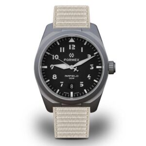 Formex AirField Automatic Jet Black Sand Nylon-Velcro 0661.1.6526.899