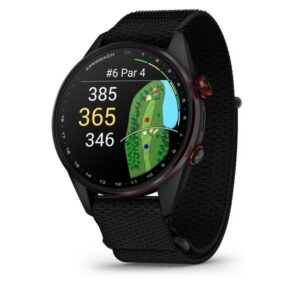 Garmin Approach® S72 – 47 mm Titanová luneta Carbon Gray/Red s povrchovou úpravou DLC 010-04148-02