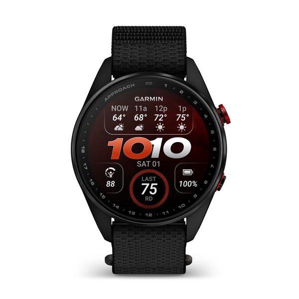 Garmin Approach® S72 – 47 mm Titanová luneta Carbon Gray/Red s povrchovou úpravou DLC 010-04148-02 - Obrázek 2