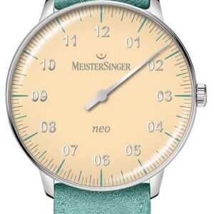 MeisterSinger Neo Special S-NES935S - Světle zelený kožený řemínek