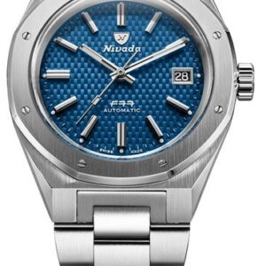 Nivada Grenchen F77 Blue Date 41mm