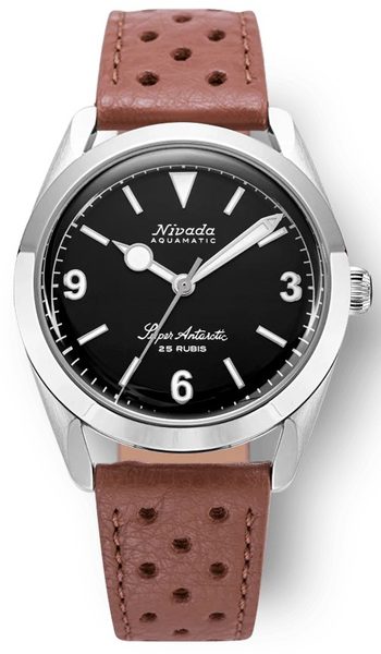 Nivada Grenchen Super Antarctic 3.6.9 Black - Black Leather - Obrázek 2