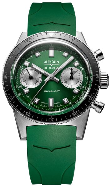Vulcain Skindiver Chronograph Green - Rubber - Obrázek 2