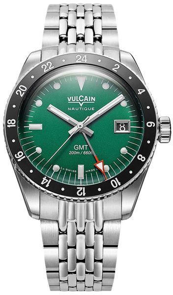 Vulcain Skindiver GMT - Green - Beads of Rice