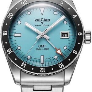 Vulcain Skindiver GMT - Turquoise - Acier